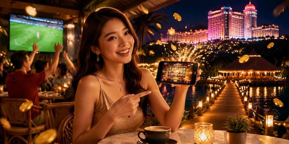Permainan slot kasino gaya Malaysia di Genting Highlands dengan antara muka moden