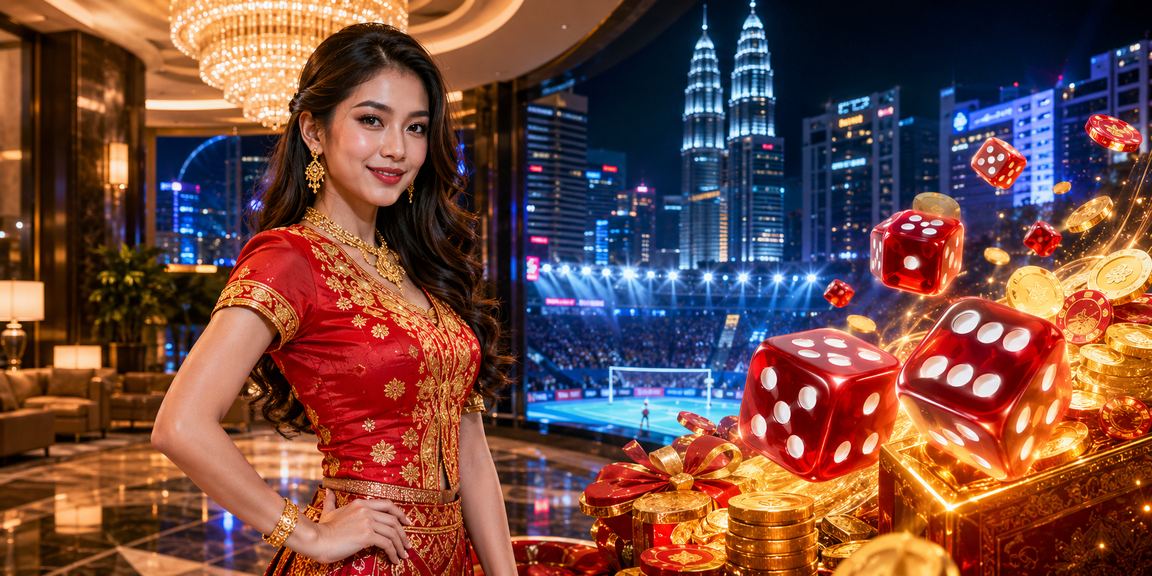 Paparan antara muka permainan dadu di Kuala Lumpur